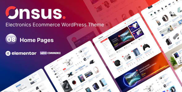 Onsus – 电子电子商务 WordPress 主题