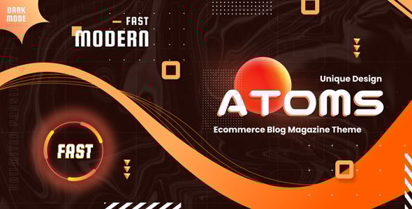 Atoms – 电子商务杂志新闻 WordPress 主题