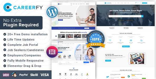 Careerfy – 求职板 WordPress 主题