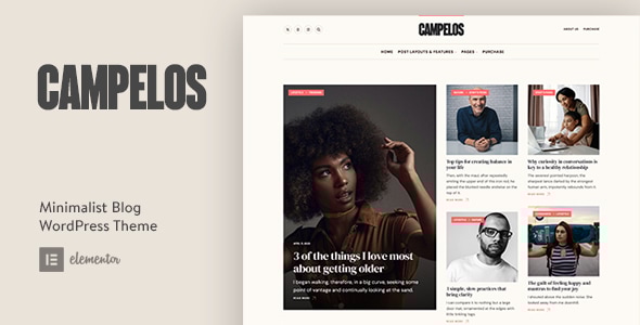 Campelos – 制作精美的博客 WordPress 主题