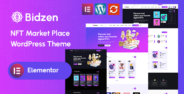 Bidzen – NFT 市场 WordPress 主题