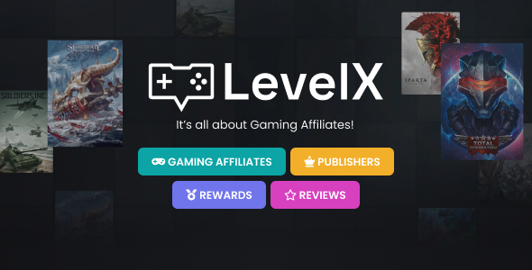 LevelX – 游戏联盟 WordPress 主题
