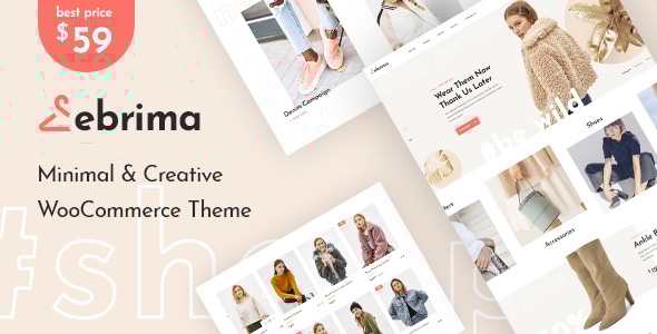 Ebrima – 最小且富有创意的WooCommerce WP主题