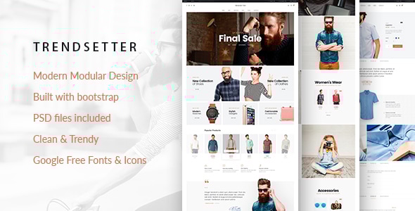 Trendsetter – Fashion Store  WordPress Theme