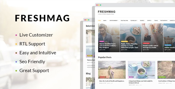 Freshmag – Clean WordPress 杂志主题