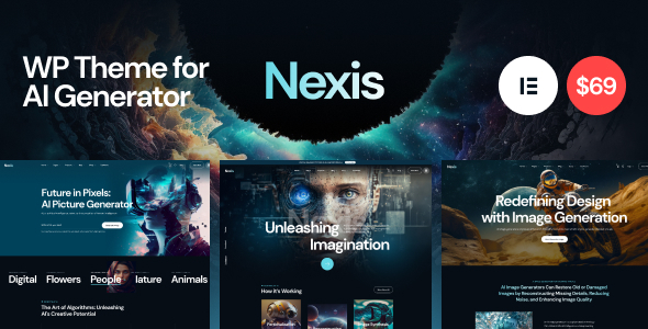 Nexis – AI Agency  Startup WordPress Theme