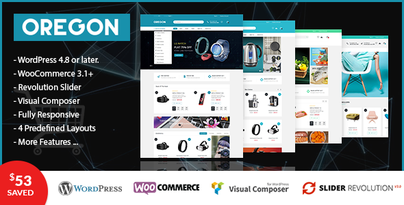 VG Oregon – 响应式 WooCommerce WordPress 主题