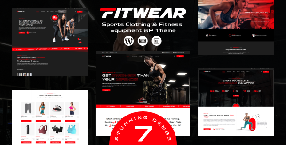 Fitwear – 健身房、健身 WordPress 主题