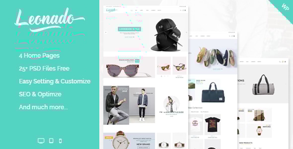 Leonado – 多概念 WooCommerce WordPress 主题