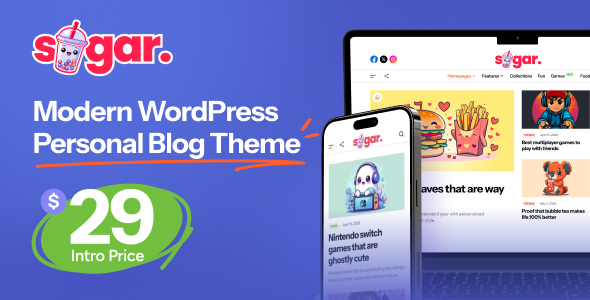 Sugar – 现代 WordPress 个人博客主题