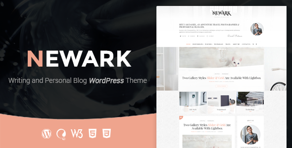 纽瓦克 – 写作和个人博客 WordPress 主题