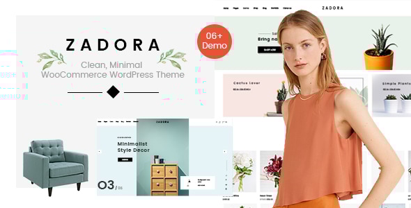 Zadora – 干净、最小的 WooCommerce WordPress 主题