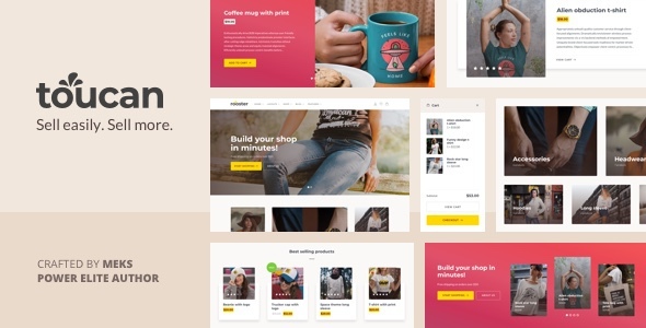 Toucan – WordPress 商店的 WooCommerce 主题