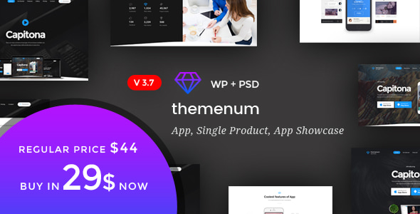 Capitona – 应用登陆 WordPress 主题