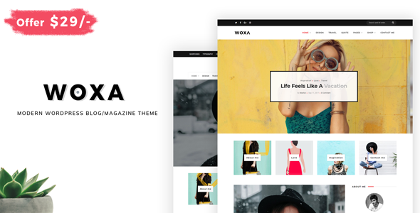 Woxa – 博客/迷你杂志的响应式 WordPress 主题