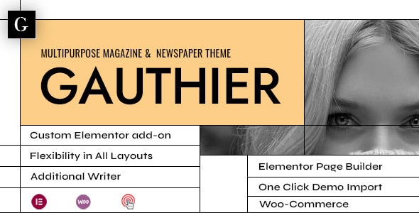 Gauthier – 多用途报纸主题