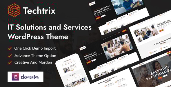 Techtrix – IT解决方案与技术WordPress主题