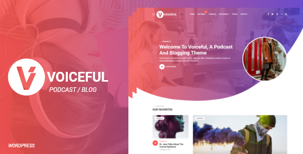 Voiceful – 播客/博客 WordPress 主题