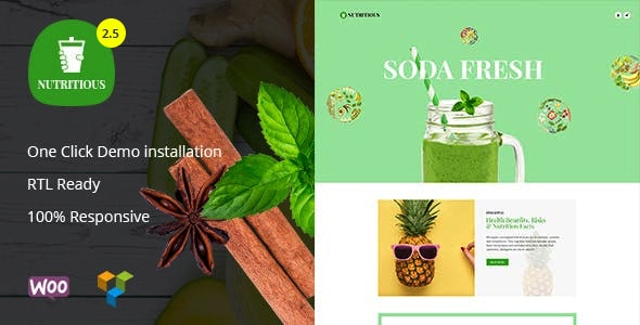 Nutritious – 维生素果汁 WooCommerce 主题