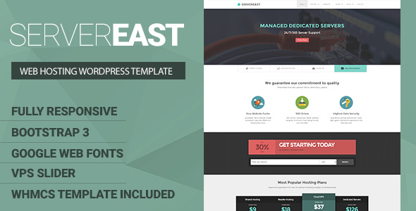 ServerEast – VPS 托管 WordPress 主题