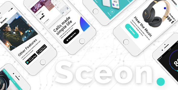 Sceon – 应用登陆页面和启动WordPress主题