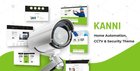 Kanni – 家庭自动化、CCTV 安全 WordPress 主题