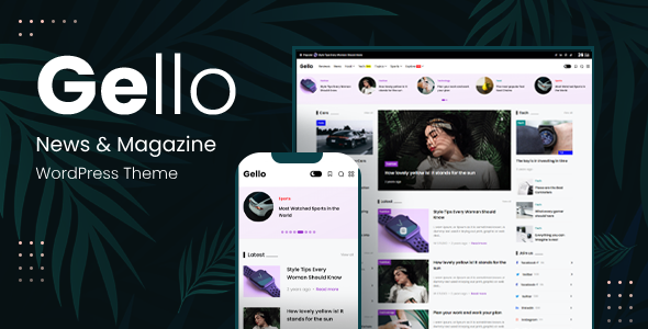 Gello – 新闻与杂志WordPress主题