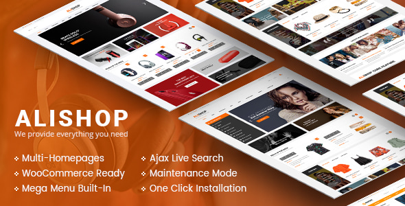 AliShop – 多用途 WooCommerce WordPress 主题