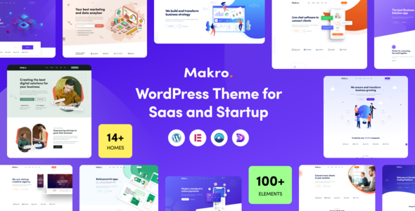 Makro – 适用于Saas和Startup的WordPress主题