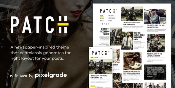 Patch – 非常规的类似报纸的博客主题