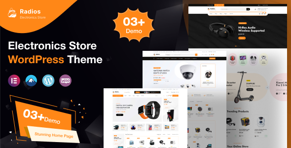 收音机 – 电子商店 WooCommerce 主题