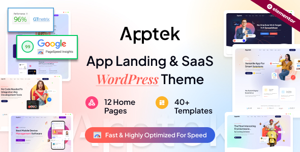 Apptek – App  SaaS主题