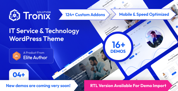 Tronix – IT 服务和技术 WordPress 主题
