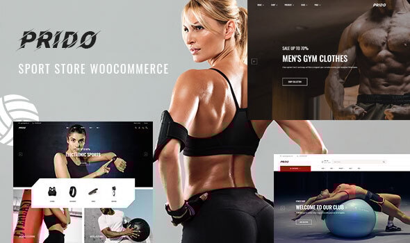 Prido – 体育商店 WooCommerce WordPress 主题