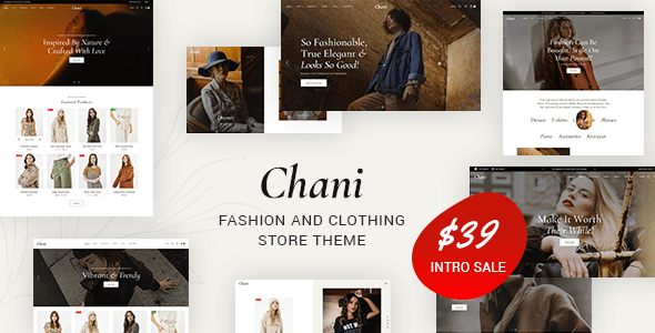 Chani – 时装和服装店主题