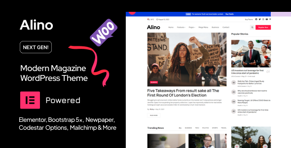 Alino – 个人博客 WordPress 主题
