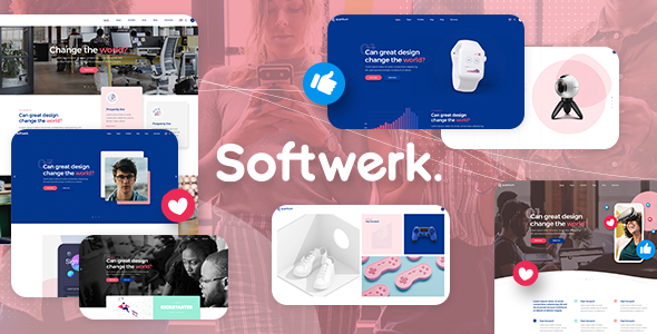 Softwerk – 软件和SaaS创业WordPress主题