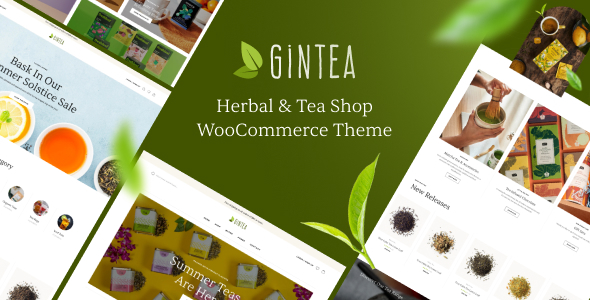 GinTea – 草药和茶店 WooCommerce 主题