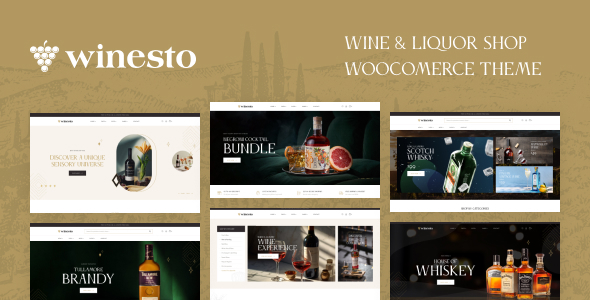Winesto – 葡萄酒和烈酒店 WooCommerce 主题