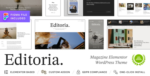 Editoria – 报纸和杂志WordPress主题