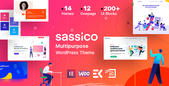 Sassico – Saas Startup 多用途 WordPress 主题