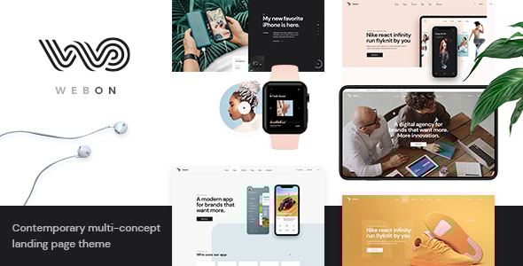 WebOn – 登陆页面 WordPress 主题