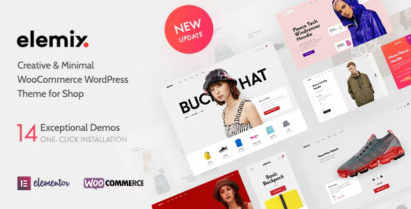 Elemix – 现代与创意的Elementor WooCommerce主题