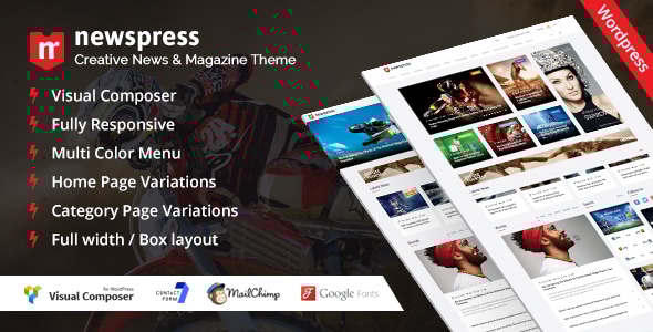 NewsPress – 响应式新闻/杂志 WordPress 主题