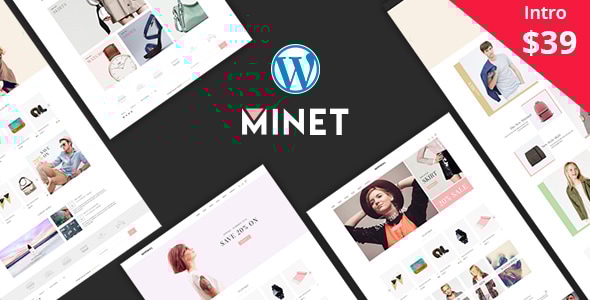 Minet – 极简主义电子商务 WordPress 主题