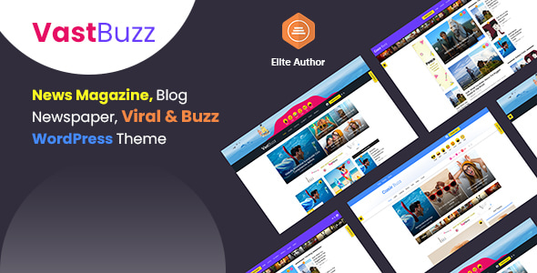 Vast Buzz – 病毒杂志 WordPress 主题