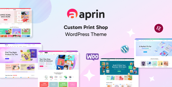 Aprin – 定制打印店 WordPress 主题