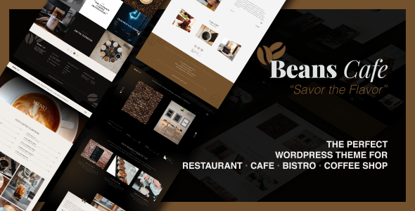 Beanscafe – Elementor餐厅主题咖啡屋和自助餐厅