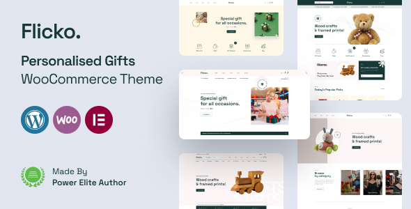 Flicko – Pesonalized Gifts WooCommerce WordPress 主题