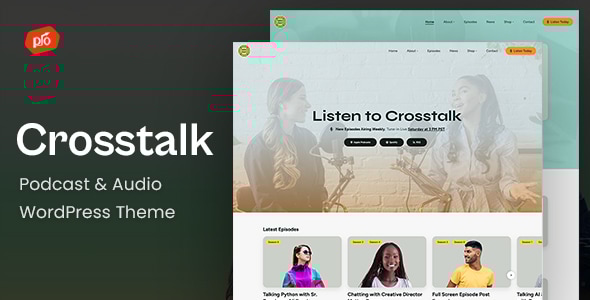Crosstalk – 播客和音频WordPress主题